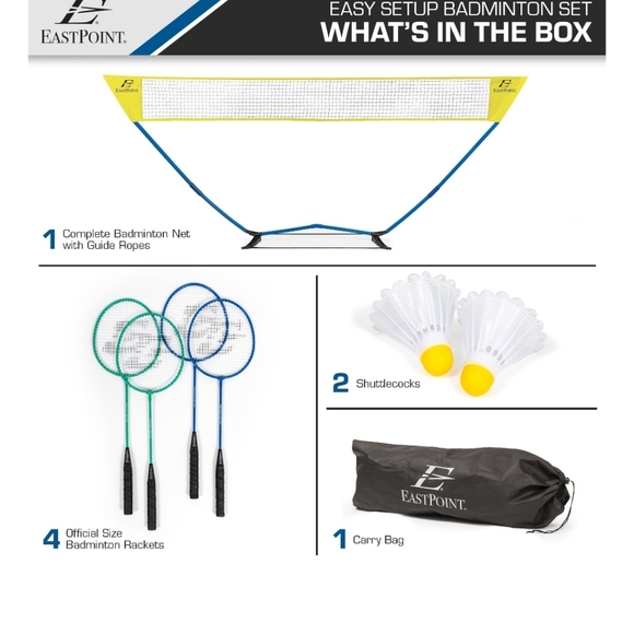 MD Sports 6 in 1 Backyard Combo Game Set - Picture 5 of 12